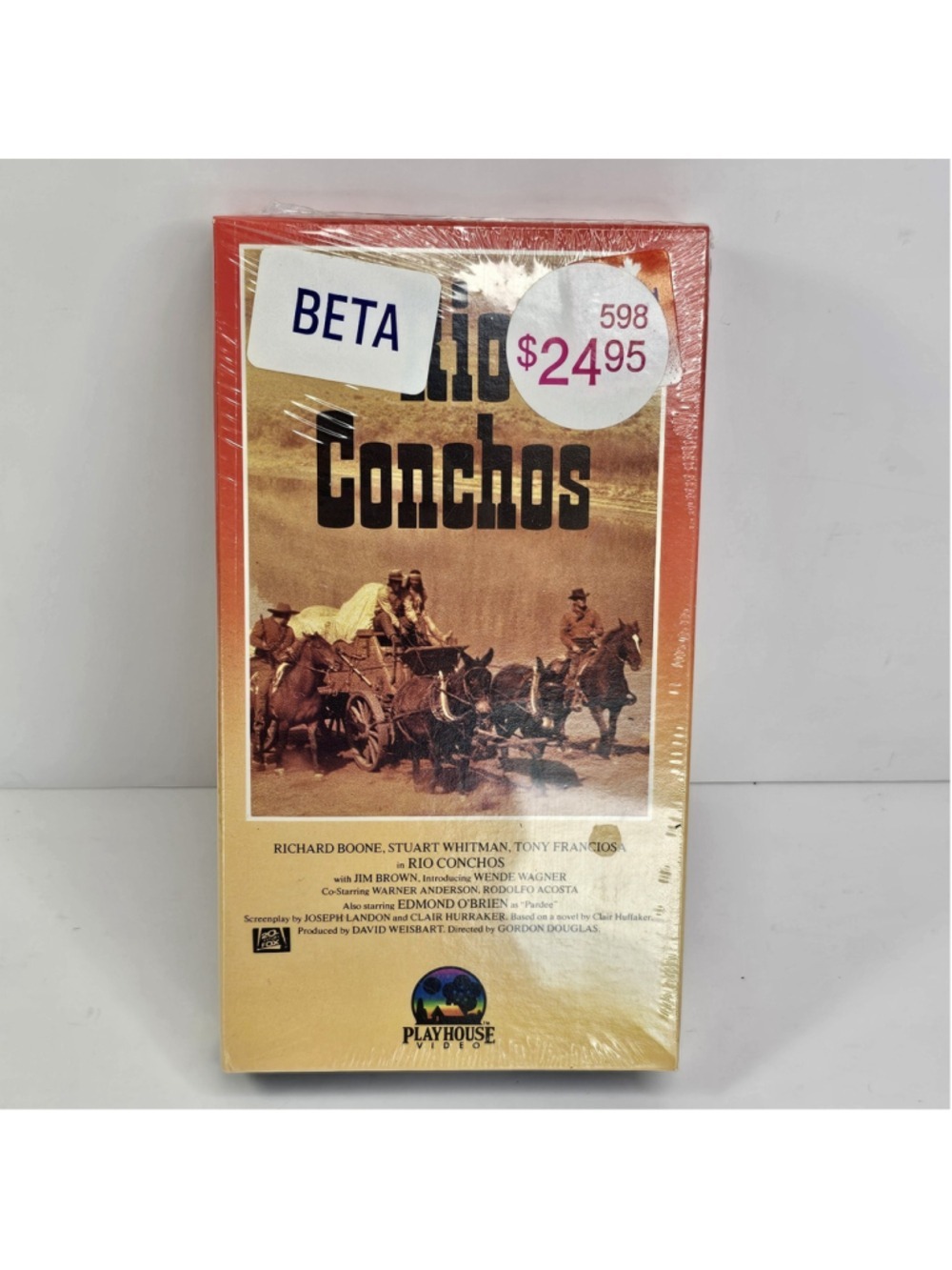 SEALED Rio Conchos BETAMAX Playhouse Video Richard Boone Tony Franciosa New